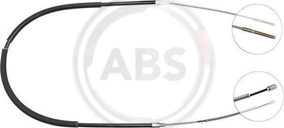 A.B.S. K12546 - Cable, parking brake autospares.lv