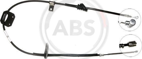 A.B.S. K12628 - Cable, parking brake autospares.lv