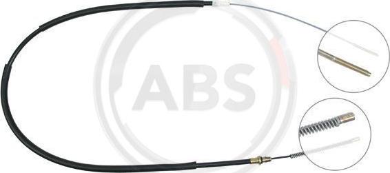A.B.S. K12676 - Cable, parking brake autospares.lv