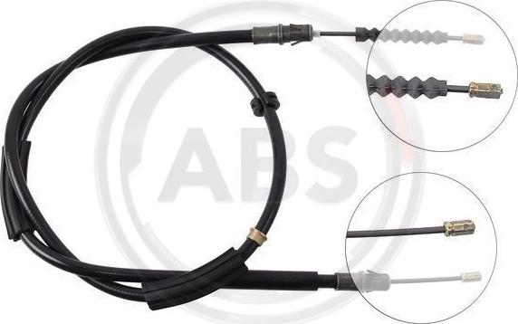 A.B.S. K12095 - Cable, parking brake autospares.lv