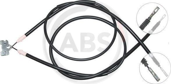 A.B.S. K12045 - Cable, parking brake autospares.lv