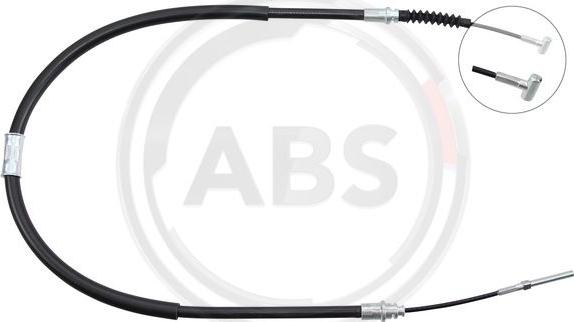 A.B.S. K12052 - Cable, parking brake autospares.lv