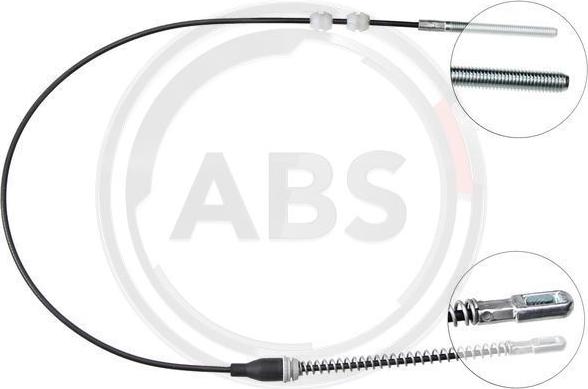 A.B.S. K12027 - Cable, parking brake autospares.lv