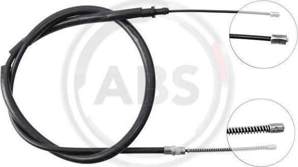 A.B.S. K12158 - Cable, parking brake autospares.lv