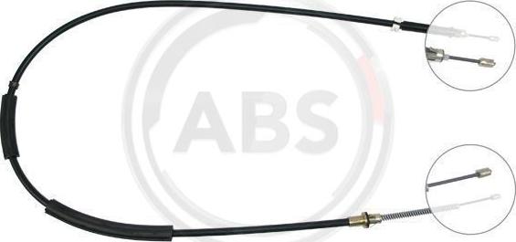 A.B.S. K12115 - Cable, parking brake autospares.lv