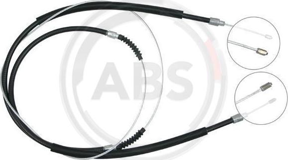 A.B.S. K12116 - Cable, parking brake autospares.lv