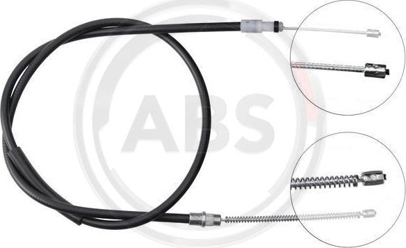 A.B.S. K12178 - Cable, parking brake autospares.lv