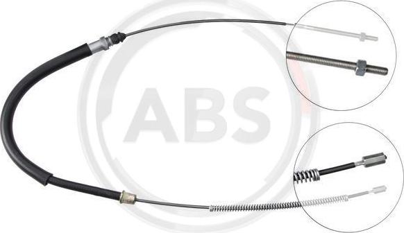 A.B.S. K12207 - Cable, parking brake autospares.lv