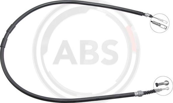 A.B.S. K17556 - Cable, parking brake autospares.lv