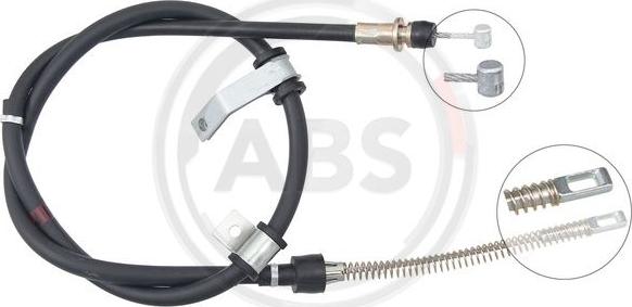 A.B.S. K17328 - Cable, parking brake autospares.lv