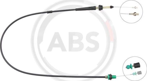 A.B.S. K34790 - Accelerator Cable autospares.lv