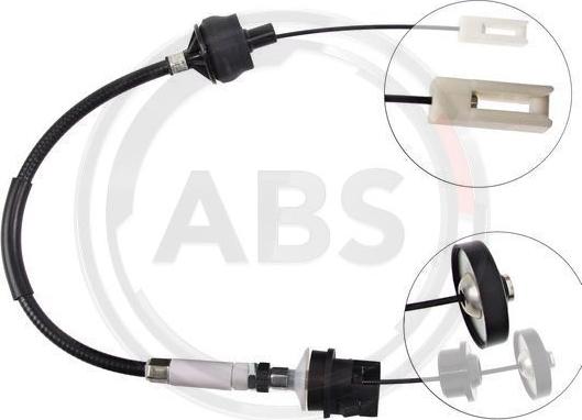 A.B.S. K25940 - Clutch Cable autospares.lv