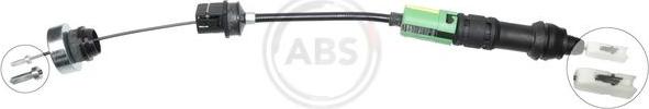 A.B.S. K25910 - Clutch Cable autospares.lv