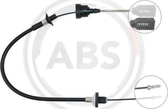 A.B.S. K25690 - Clutch Cable autospares.lv