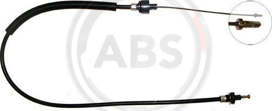 A.B.S. K21500 - Clutch Cable autospares.lv