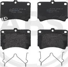 A.B.S. P49016 - Brake Pad Set, disc brake autospares.lv