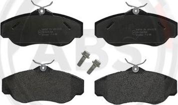 A.B.S. P44008 - Brake Pad Set, disc brake autospares.lv