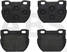 A.B.S. P44007 - Brake Pad Set, disc brake autospares.lv