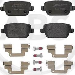 A.B.S. P44016 - Brake Pad Set, disc brake autospares.lv