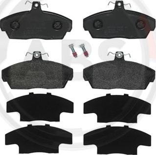 A.B.S. P44010 - Brake Pad Set, disc brake autospares.lv