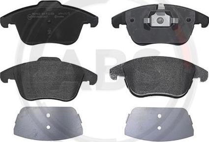 A.B.S. P44020 - Brake Pad Set, disc brake autospares.lv