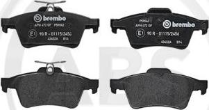 A.B.S. P59042 - Brake Pad Set, disc brake autospares.lv