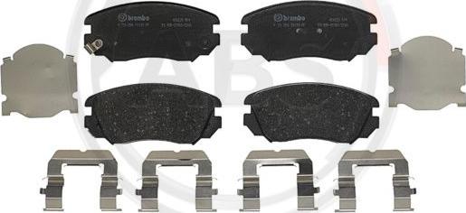 A.B.S. P59054 - Brake Pad Set, disc brake autospares.lv