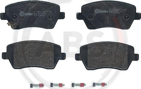 A.B.S. P59050 - Brake Pad Set, disc brake autospares.lv