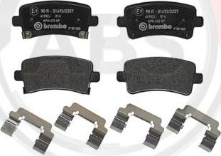 A.B.S. P59060 - Brake Pad Set, disc brake autospares.lv