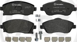 A.B.S. P59036 - Brake Pad Set, disc brake autospares.lv