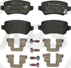 A.B.S. P59038 - Brake Pad Set, disc brake autospares.lv