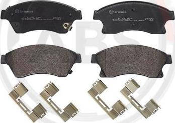 A.B.S. P59076 - Brake Pad Set, disc brake autospares.lv