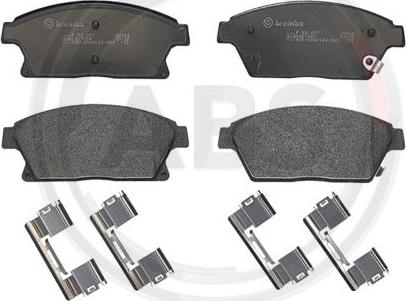 A.B.S. P59077 - Brake Pad Set, disc brake autospares.lv