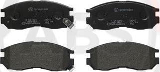 A.B.S. P54014 - Brake Pad Set, disc brake autospares.lv