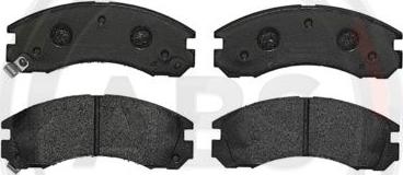 A.B.S. P54017 - Brake Pad Set, disc brake autospares.lv