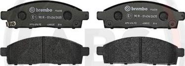 A.B.S. P54038 - Brake Pad Set, disc brake autospares.lv