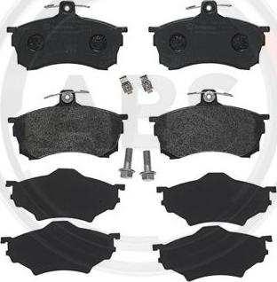 A.B.S. P54021 - Brake Pad Set, disc brake autospares.lv