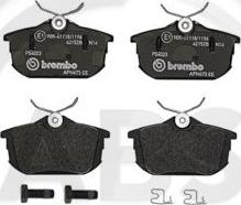 A.B.S. P54023 - Brake Pad Set, disc brake autospares.lv