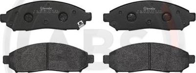 A.B.S. P56059 - Brake Pad Set, disc brake autospares.lv