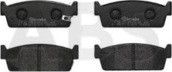 A.B.S. P56053 - Brake Pad Set, disc brake autospares.lv