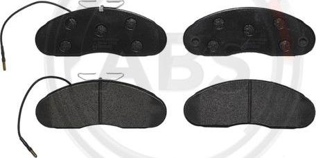 A.B.S. P56019 - Brake Pad Set, disc brake autospares.lv