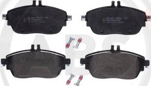 A.B.S. P50093 - Brake Pad Set, disc brake autospares.lv