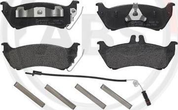 A.B.S. P50044 - Brake Pad Set, disc brake autospares.lv