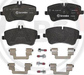 A.B.S. P50046 - Brake Pad Set, disc brake autospares.lv