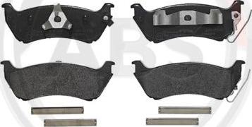 A.B.S. P50040 - Brake Pad Set, disc brake autospares.lv