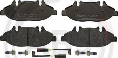 A.B.S. P50050 - Brake Pad Set, disc brake autospares.lv