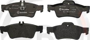 A.B.S. P50052 - Brake Pad Set, disc brake autospares.lv