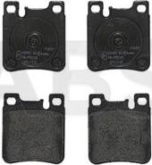 A.B.S. P50017 - Brake Pad Set, disc brake autospares.lv