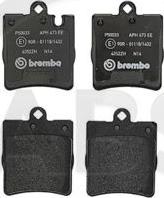 A.B.S. P50033 - Brake Pad Set, disc brake autospares.lv