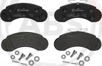 A.B.S. P50021 - Brake Pad Set, disc brake autospares.lv